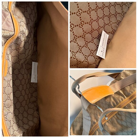 Gucci GG Canvas Large Duffel Weekender Bag - Picture 14 of 15